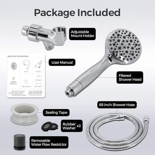 VANCOCO 9-Mode Boost Handheld Shower Head