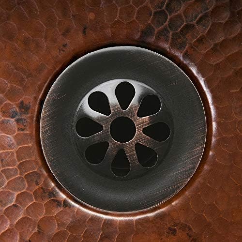15-Inch Non-Overflow Grid Sink Drain in Oil Rubbed Bronze