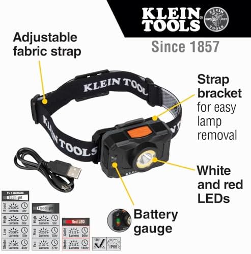 Klein Tools 80060 Rechargeable Flashlight Tool Kit