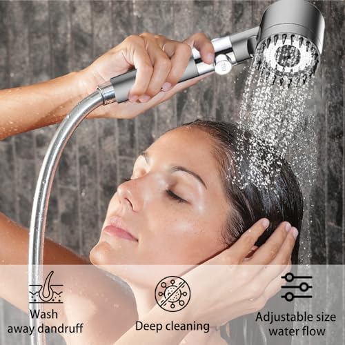 APOFUNPremium Shower Head with 3 Spray Modes Water-Saving High Pressure Design