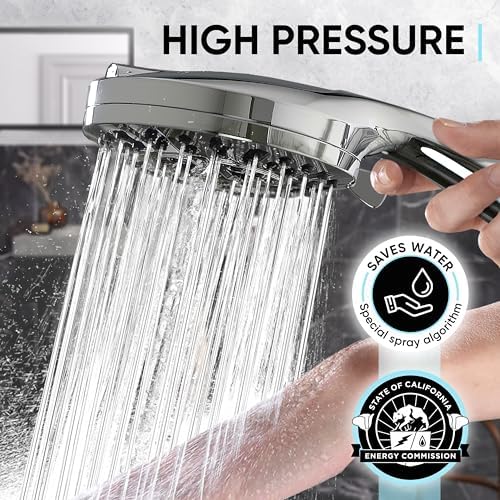Powerful High Pressure Shower Head with 72 Hose