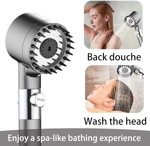 APOFUNPremium Shower Head with 3 Spray Modes Water-Saving High Pressure Design