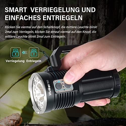Powerful Rechargeable LED Flashlight