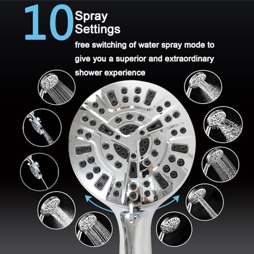 High-Pressure Magnetic Stainless Steel Shower Head