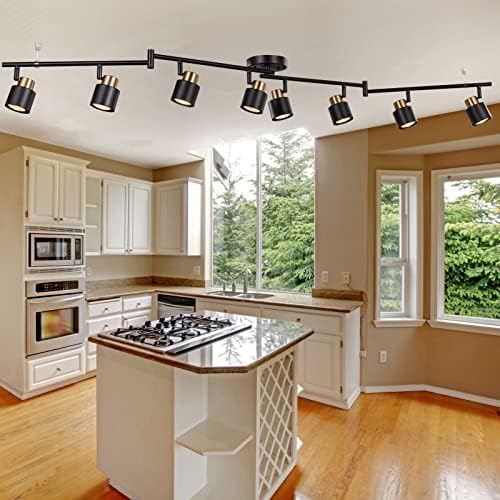 8-Light Adjustable Ceiling Track Lighting Kit