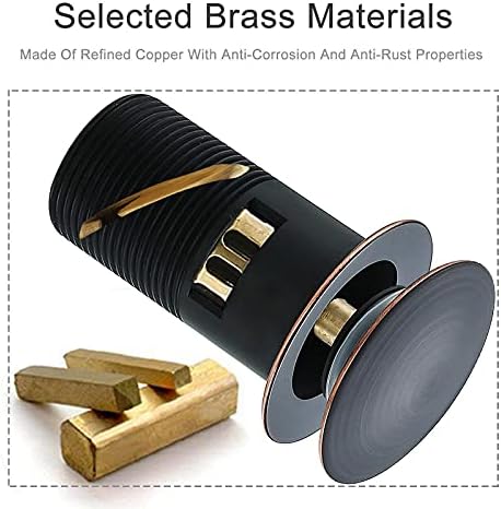 Perfect Oil Rubbed Bronze Sink Drain with Overflow for Safety Style