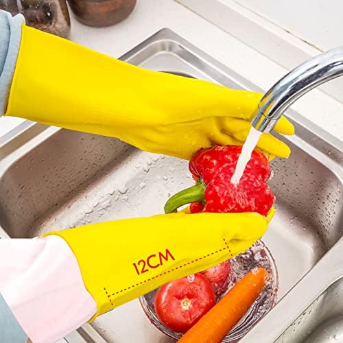 Vgo 20 Pairs Reusable Cleaning Gloves for Kitchen and Dishwashing