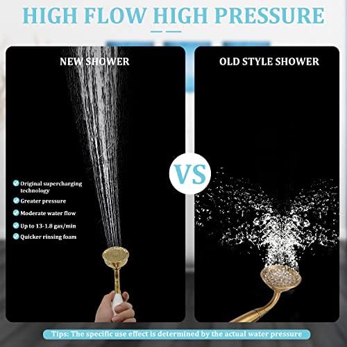 Traditional Telephone Style Brass Handheld Showerhead