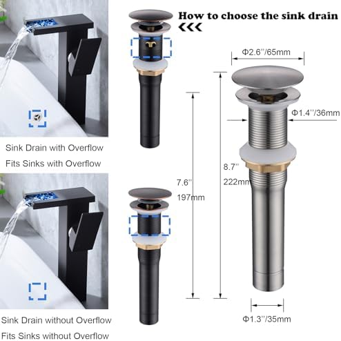 Sturdy DrainStopper in Brushed Nickel for Efficient Flow without Overflow