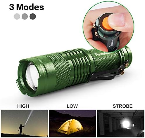 Modoao 30-Piece LED Flashlight Set for Camping and Hiking