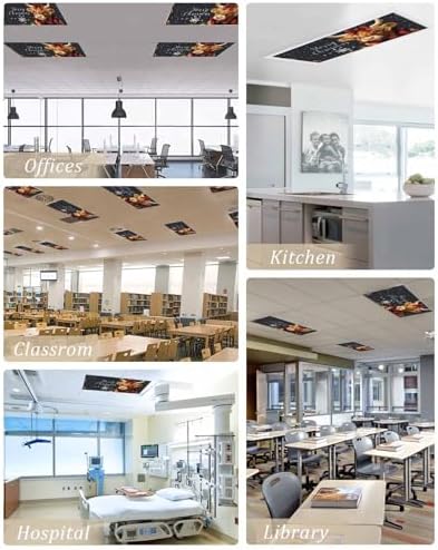 Home L6 2 Pack Magnetic Fluorescent Light Covers