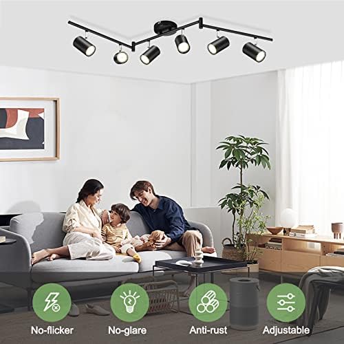 Modern 6-Light Track Lighting Kit