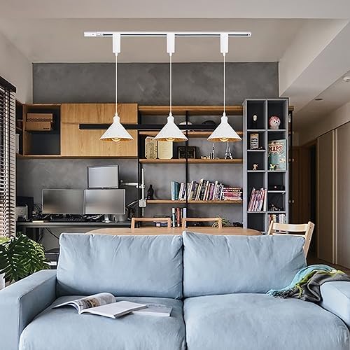 Versatile J-Type Track Pendant Lighting