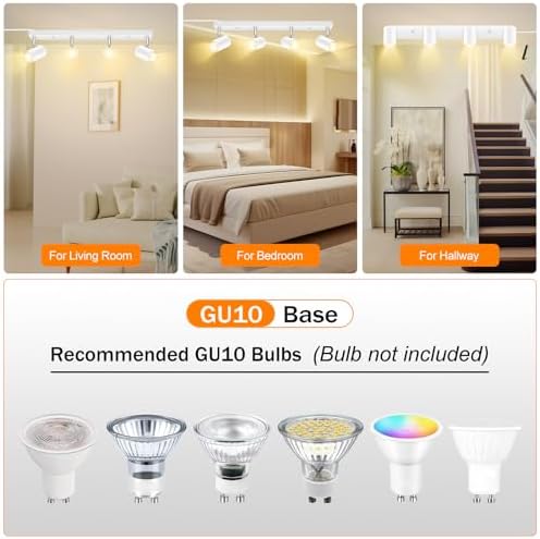 AUQUEE 4 Light Track Lighting Kit