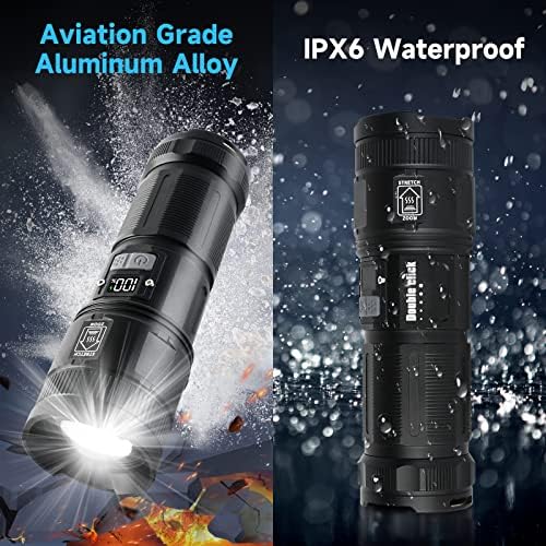 Powerful High-Brightness Rechargeable Flashlight