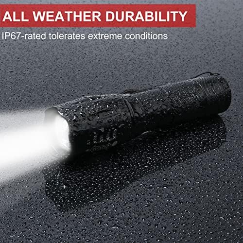 1000 Lumen Tactical Flashlight with 5-Mode Zoom Function zoomable waterproof and durable