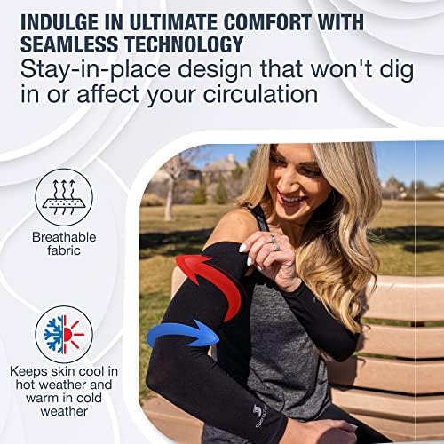 SportsTrail Cooling Arm Sleeves for Men Women and Youth