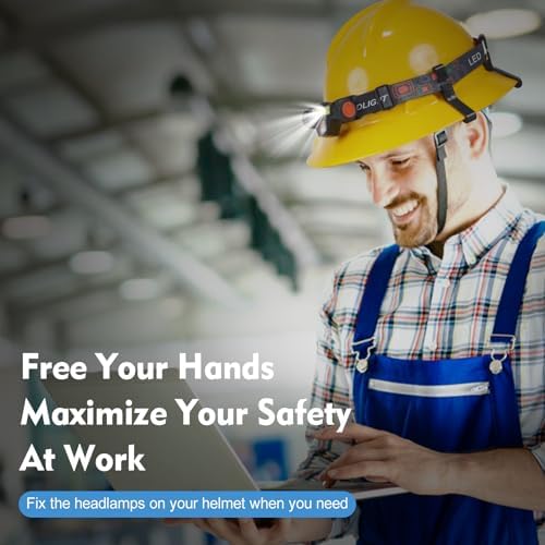 Hard Hat Light Clips - Non-Slip Durable and Stable
