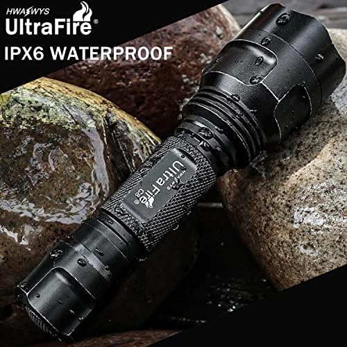 UltraFire C8 Single Mode LED Flashlight 1000 Lumens
