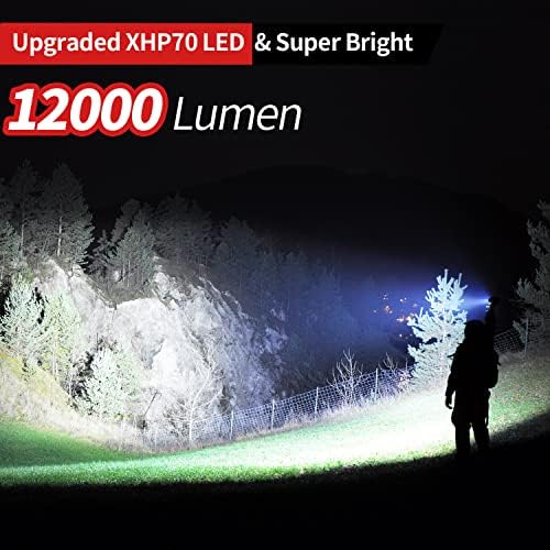 YXQUA 12000 Lumen Flashlight with Holster