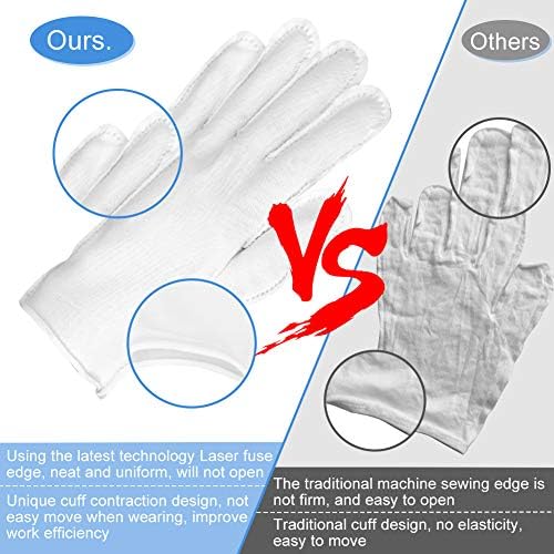 Thickened Cotton Gloves Moisturizing Fingerprint-Free