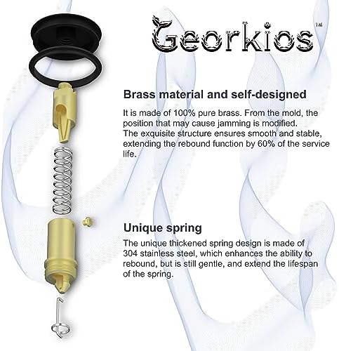 Georkios Bathroom Sink Drain with Oil Rubbed Bronze Finish