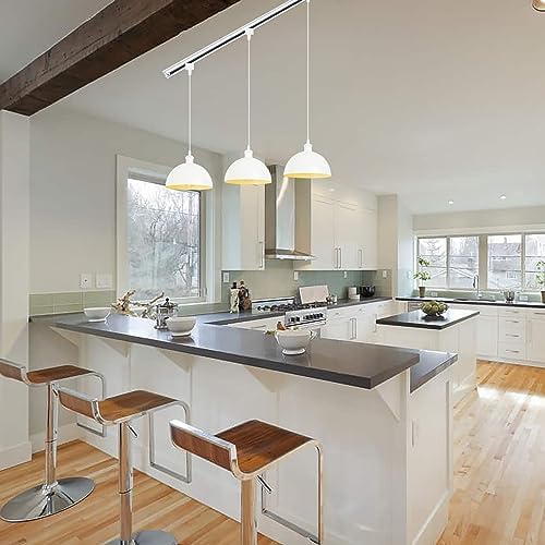 Retro-Style Track Pendant Light