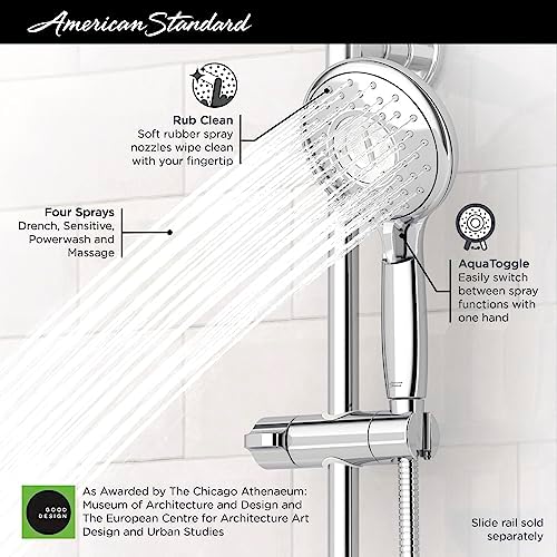 American Standard Spectra 4-Function Handheld shower Head 5-inch