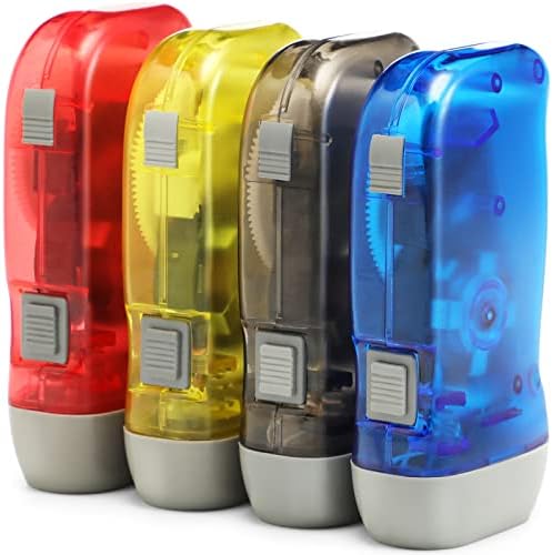 Muddle 24-Piece Hand Crank Flashlight No Battery Self-Powered