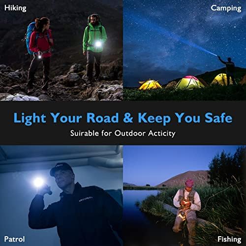 Rechargeable High-Lumen Flashlight with Waterproof Features