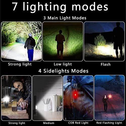 LidoumaiEC Rechargeable High-Lumens Flashlight