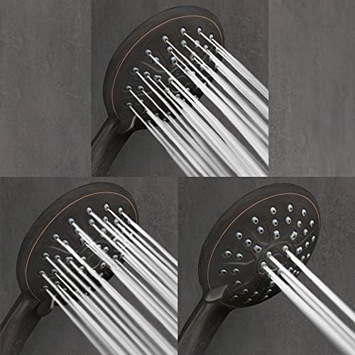 ShowerMaxx Choice Series 3 Spray Settings Handheld Shower Head with 60 Inch Hose