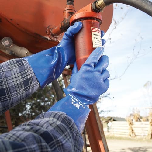 Wells Lamont Heavy-Duty Work Gloves Liquid Chemical Resistant