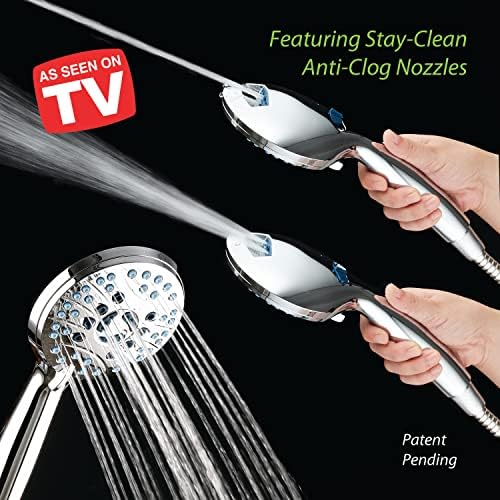 Hotel Spa AquaCare High Pressure Handheld Rain Shower Head Combo