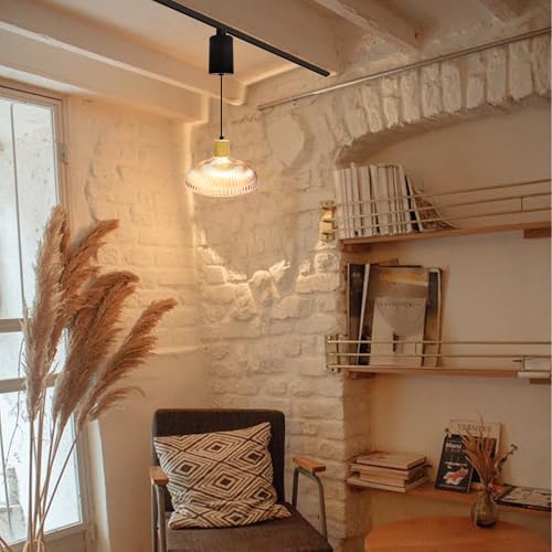 Adjustable Height Chandelier with Natural Wood Shade E26 Pendant Light