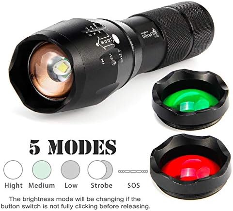 800 Lumens Tactical Flashlight