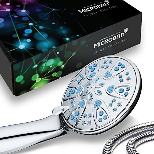 AquaDance 5514 Handheld Showerhead with 6 Settings and Microban Protection