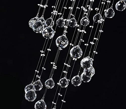 Luxury Crystal Chandelier Spiral 50cm 20inx