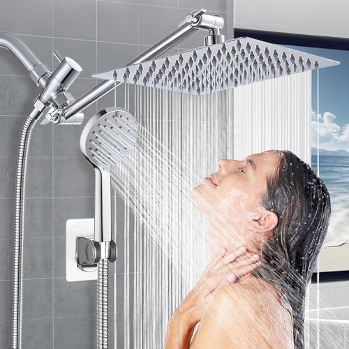 Vivid 10 Adjustable Shower Head Multiple Modes Rainfall All-in-One Bathroom Fixture