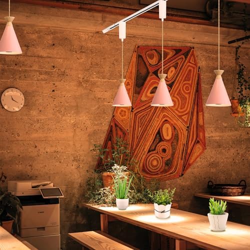 BK-100 Macaron Pink Full Spectrum Track Pendant Light