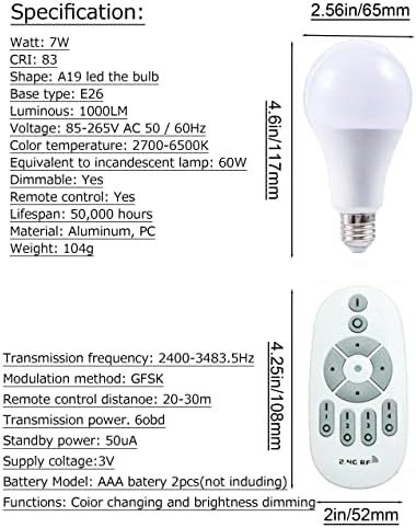 Smart pendant light with color changing