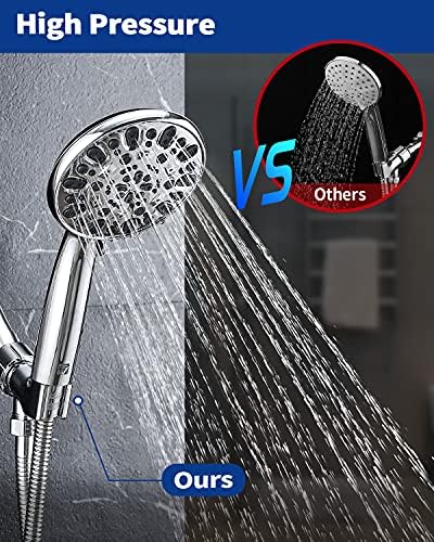 Durable 7 Spray Modes Handheld Shower Head Kit