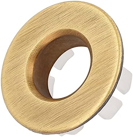 Sink Overflow Rings Matte Gold Bathroom Drain Cover
