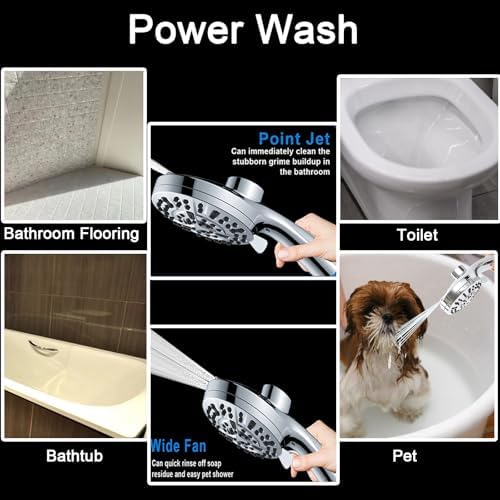 High-Pressure Magnetic Stainless Steel Shower Head