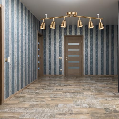 6 Light Track Lighting Kit Foldable Adjustable Ceiling Spotlight for Home Improvement