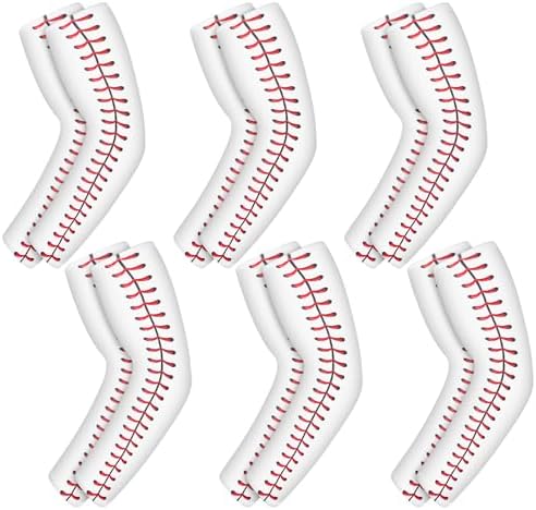 6 Pairs Baseball Sleeve