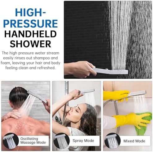 G-Promise All Metal 14-Inch Rainfall Shower Head