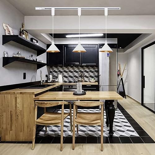 Versatile J-Type Track Pendant Lighting