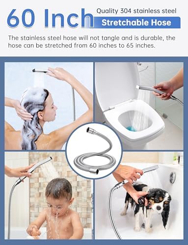 Durable Dual Shower Head Set for Home Use