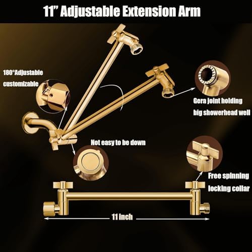 10 High-Pressure Rain Shower Head